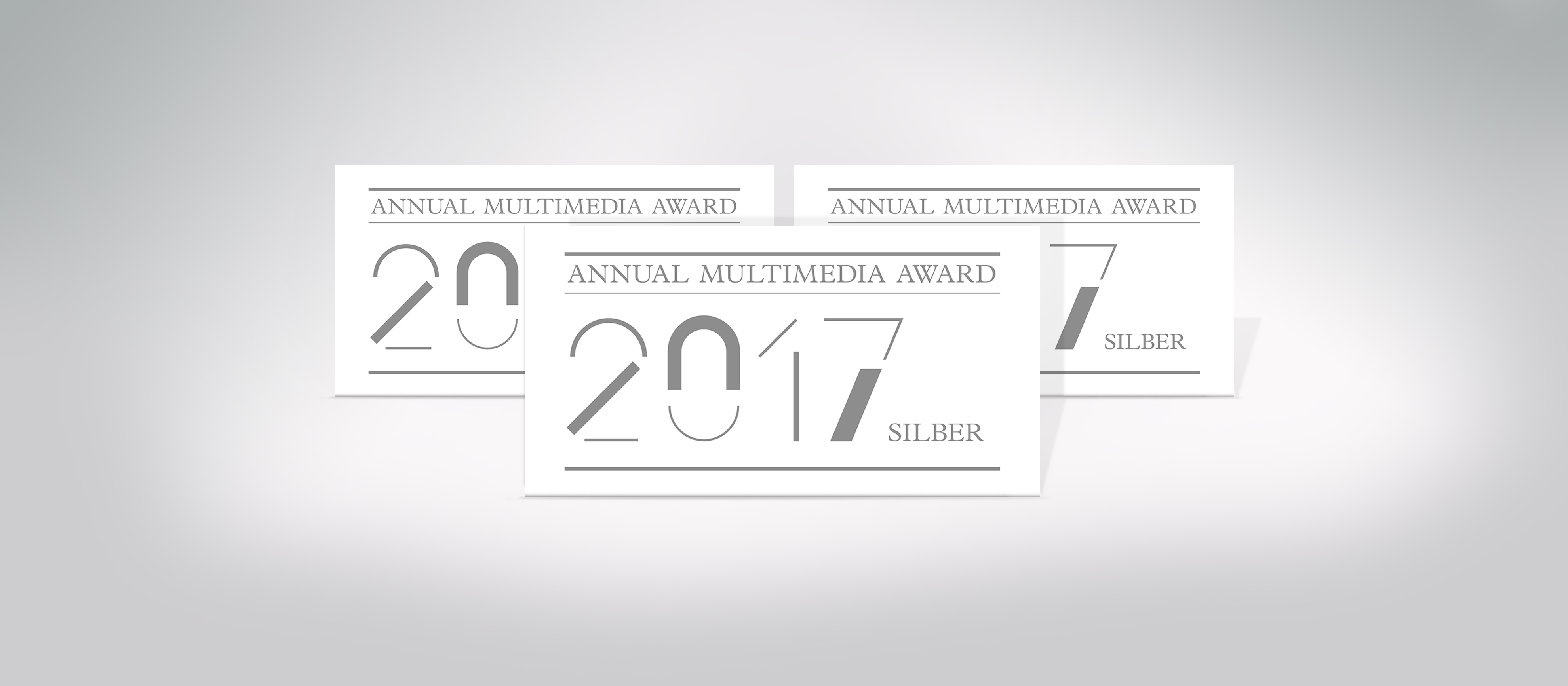 Dreifach Silber beim Annual Multimedia Award 2017