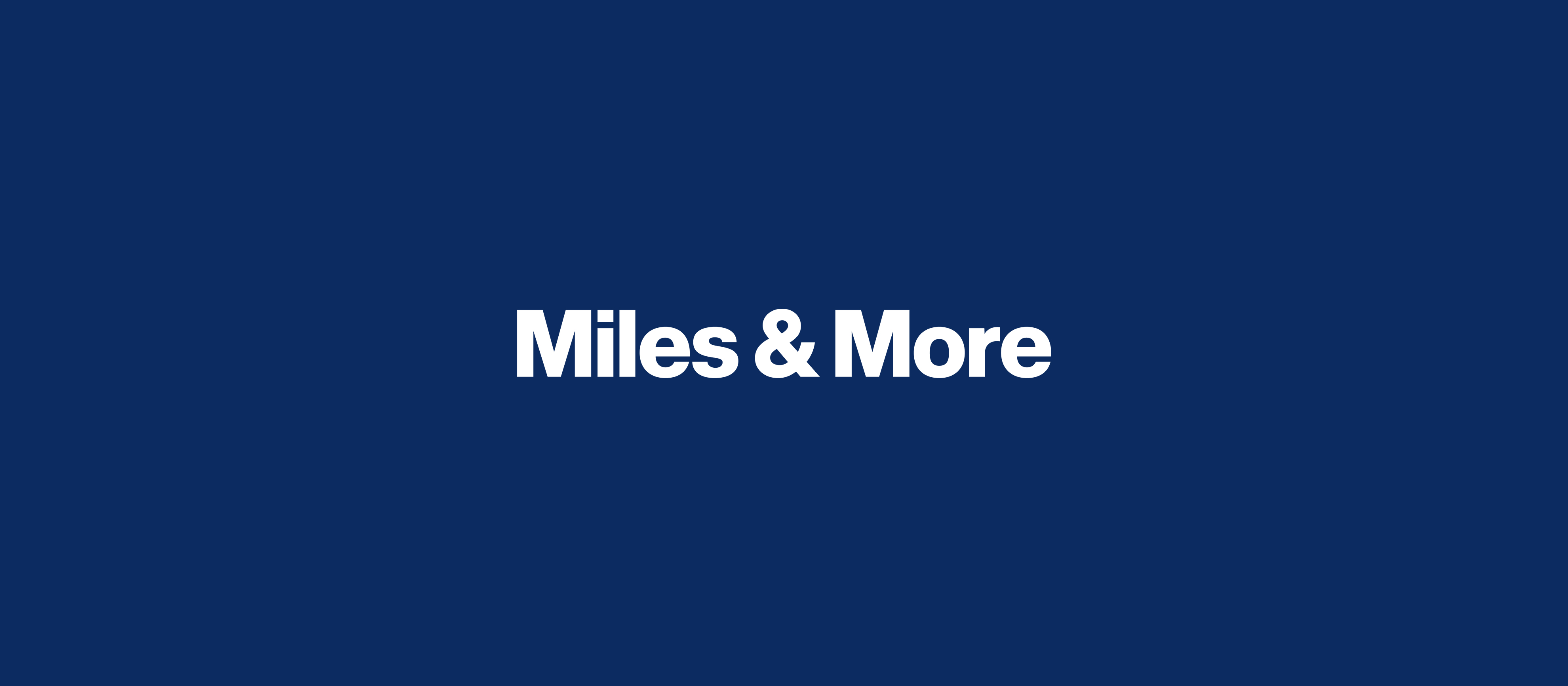 Miles & More TRACK